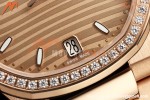 Patek Philippe - Nautilus Ladies 7118 35mm RG/DIA Champ/Stk DDF DD330