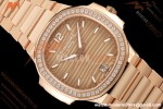 Patek Philippe - Nautilus Ladies 7118 35mm RG/DIA Champ/Stk DDF DD330