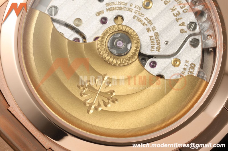 Patek Philippe - Nautilus Ladies 7118 35mm RG/DIA Champ/Stk DDF DD330