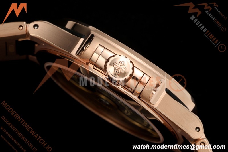Patek Philippe - Nautilus Ladies 7118 35mm RG/DIA Wht/Stk DDF DD330