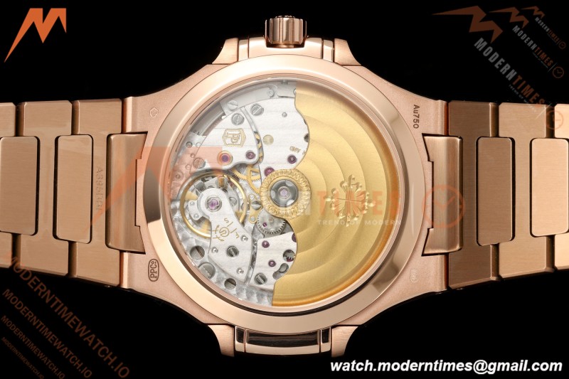 Patek Philippe - Nautilus Ladies 7118 35mm RG/DIA Wht/Stk DDF DD330