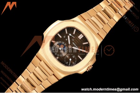 Patek Philippe - Nautilus 5712/1R 40mm RG/RG Brn/Stk WSF JH240