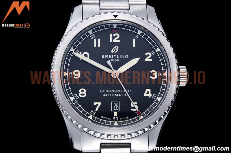 Breitling - Navitimer Aviator 8 SS/SS Black/Num TF A2824