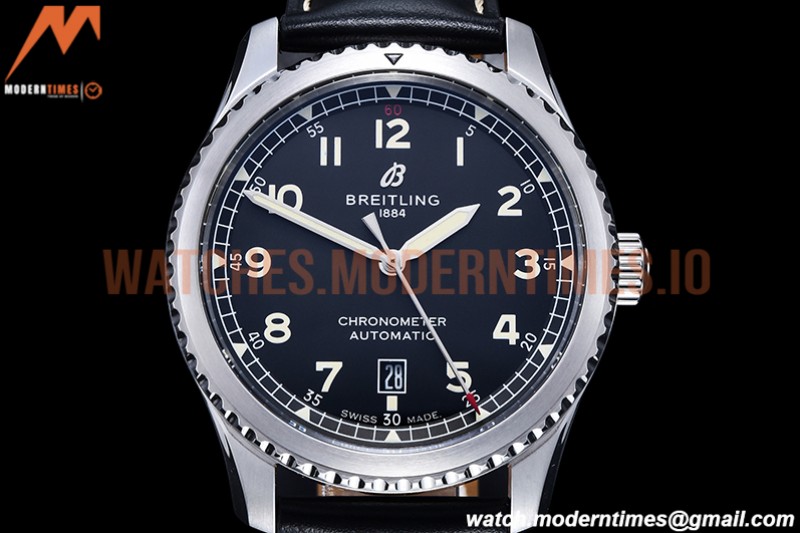 Breitling - Navitimer Aviator 8 SS/LE Black/Num TF A2824