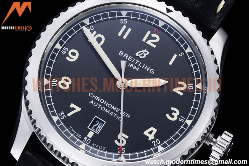 Breitling - Navitimer Aviator 8 SS/LE Black/Num TF A2824