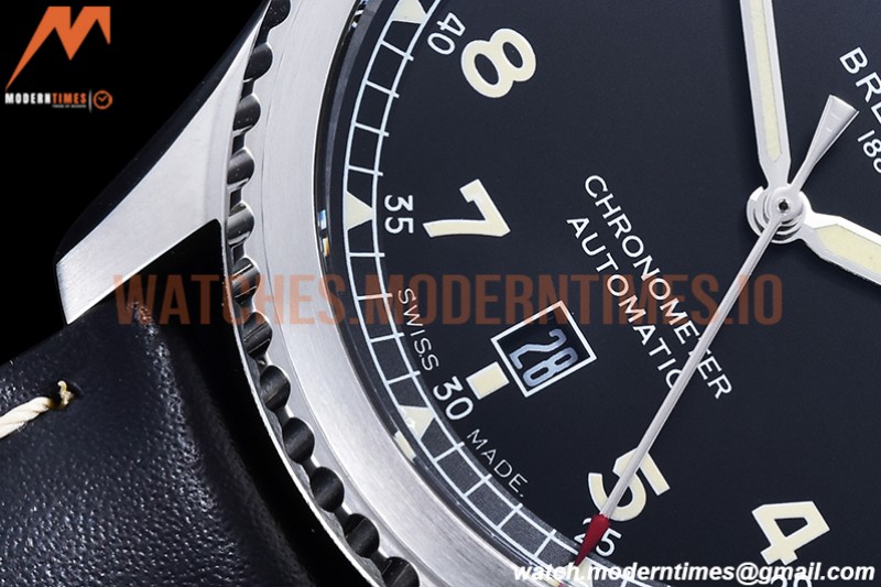 Breitling - Navitimer Aviator 8 SS/LE Black/Num TF A2824