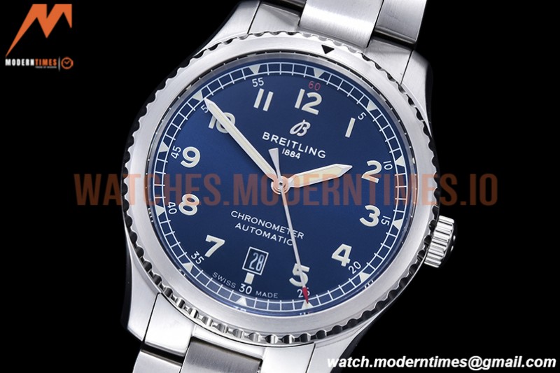 Breitling - Navitimer Aviator 8 SS/SS Blue/Num TF A2824