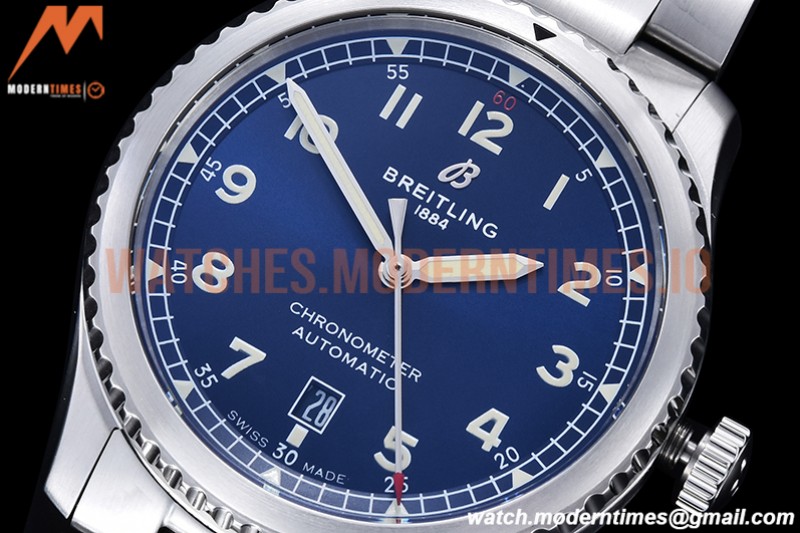 Breitling - Navitimer Aviator 8 SS/SS Blue/Num TF A2824