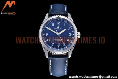 Breitling - Navitimer Aviator 8 SS/LE Blue/Num TF A2824