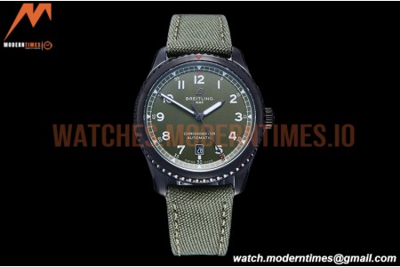 Breitling - Navitimer Aviator 8 DLC/NY Green/Num TF A2824