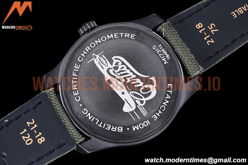 Breitling - Navitimer Aviator 8 DLC/NY Green/Num TF A2824