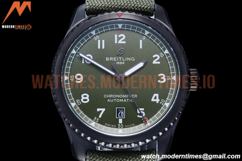 Breitling - Navitimer Aviator 8 DLC/NY Green/Num TF A2824