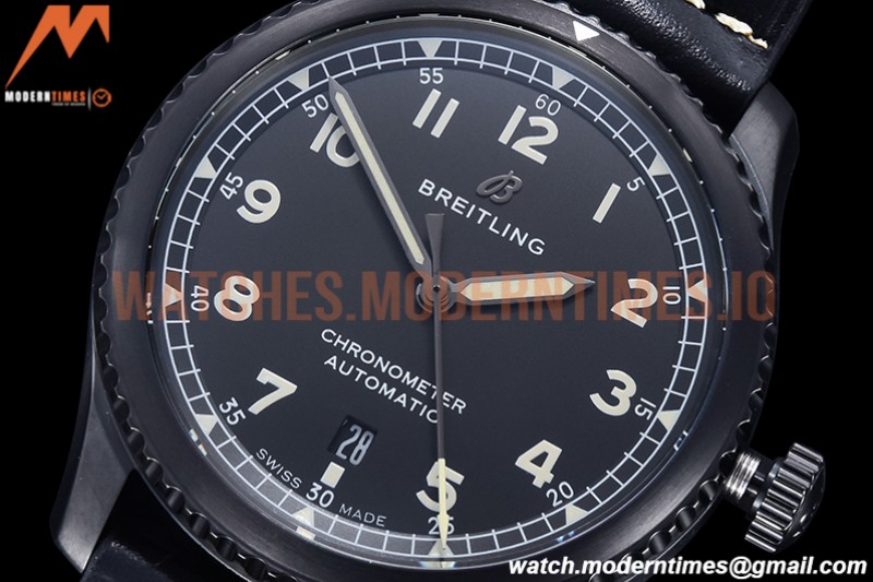 Breitling - Navitimer Aviator 8 DLC/LE Black/Num TF A2824