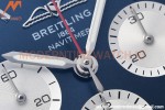 Breitling - Navitimer Chronograph B01 43mm SS/SS Blue/Wht BLS A7750 Mod