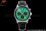Breitling - Navitimer Chronograph B01 43mm SS/LE Green/Blk BLS A7750 Mod