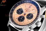 Breitling - Navitimer Chronograph B01 43mm SS/LE Champange/Blk BLS A7750 Mod