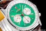 Breitling - Navitimer Chronograph B01 43mm SS/LE Mint Green/Wht BLS A7750 Mod