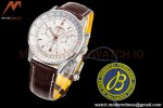 Breitling - Navitimer Chronograph B01 43mm SS/LE Wht/Stk BLS A7750 Mod