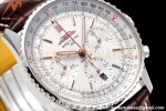 Breitling - Navitimer Chronograph B01 43mm SS/LE Wht/Stk BLS A7750 Mod