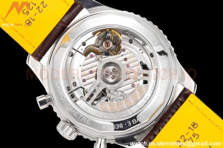 Breitling - Navitimer Chronograph B01 43mm SS/LE Wht/Stk BLS A7750 Mod