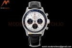 Breitling - Navitimer Chronograph B01 43mm SS/LE Silv/Stk BLS A7750 Mod