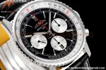 Breitling - Navitimer Chronograph B01 43mm SS/LE Blk/Stk BLS A7750 Mod
