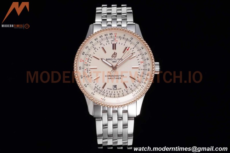 Breitling - Navitimer 1 Automatic 41mm SS/SS White TF A2824