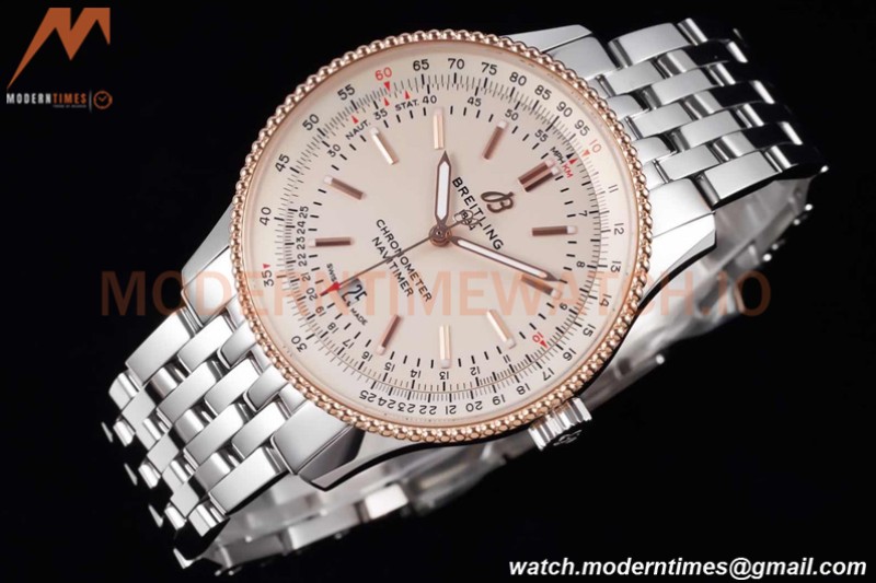 Breitling - Navitimer 1 Automatic 41mm SS/SS White TF A2824