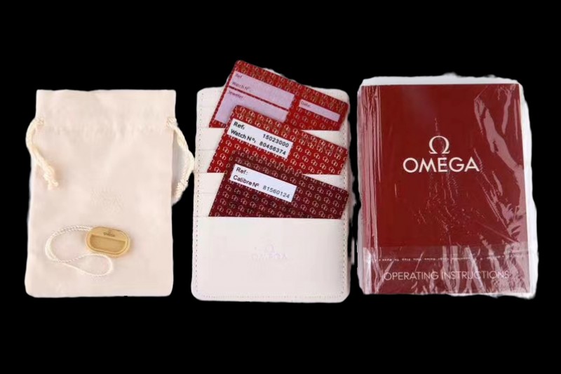 Omega - Wooden Box Set 1:1 Quality with Full Set of Booklets and Warranty Cards