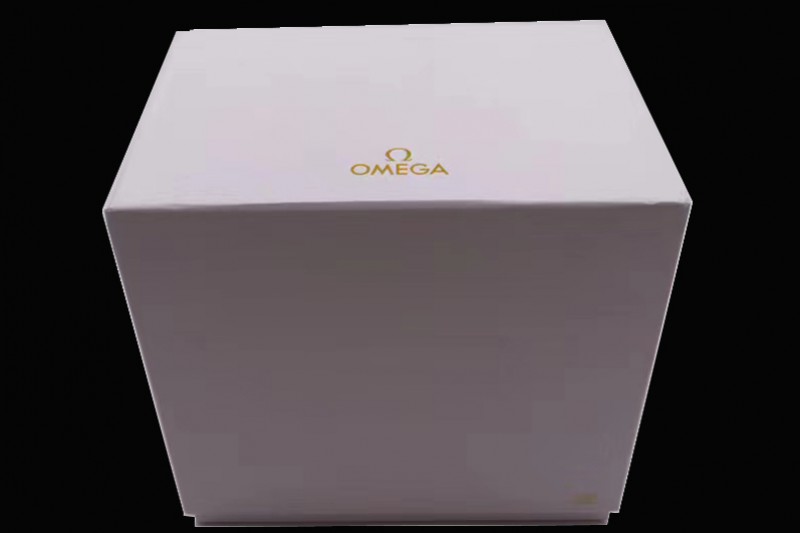 Omega - Leather Box Set 1:1 Quality with Full Set of Booklets and Warranty Cards