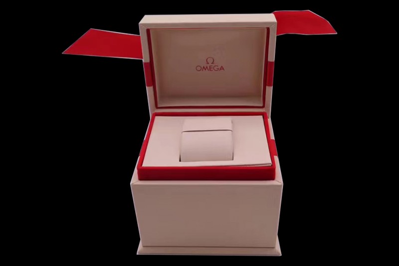 Omega - Leather Box Set 1:1 Quality with Full Set of Booklets and Warranty Cards