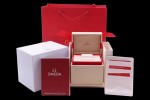 Omega - Leather Box Set 1:1 Quality with Full Set of Booklets and Warranty Cards