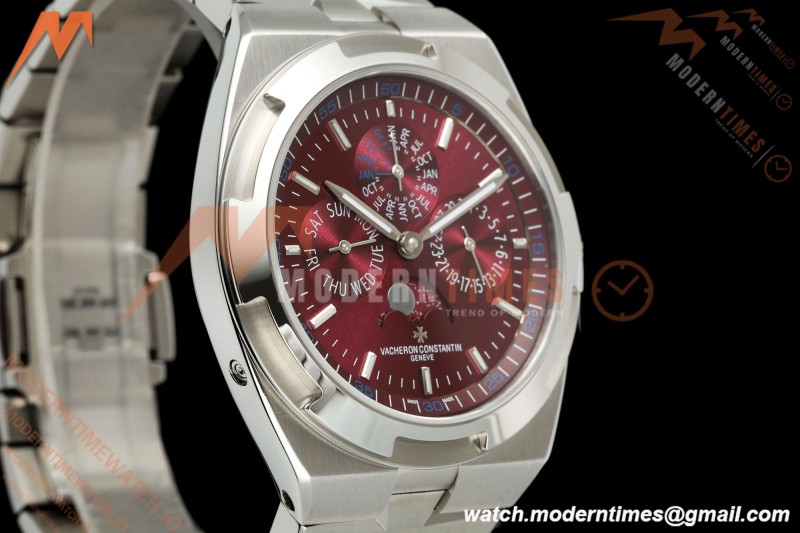 Vacheron Constantin - Overseas Perpetual Calendar 4300V SS/SS Burgundy 8F A1120 | 바쉐론 콘스탄틴 - 오버시즈 퍼페추얼 캘린더 4300V SS/SS 버건디 8F A1120