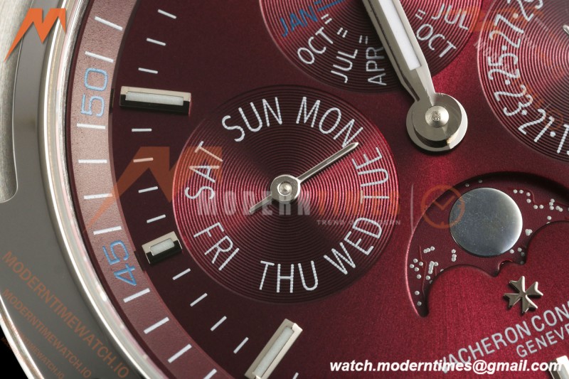 Vacheron Constantin - Overseas Perpetual Calendar 4300V SS/SS Burgundy 8F A1120 | 바쉐론 콘스탄틴 - 오버시즈 퍼페추얼 캘린더 4300V SS/SS 버건디 8F A1120