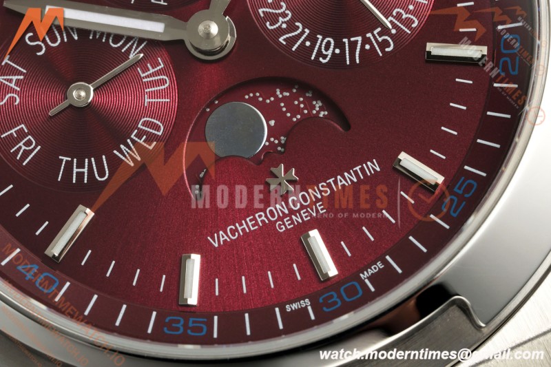 Vacheron Constantin - Overseas Perpetual Calendar 4300V SS/SS Burgundy 8F A1120 | 바쉐론 콘스탄틴 - 오버시즈 퍼페추얼 캘린더 4300V SS/SS 버건디 8F A1120
