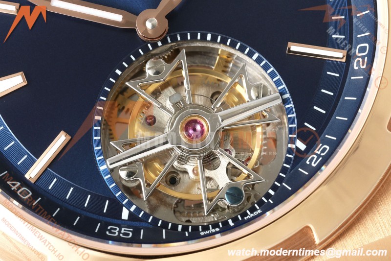 Vacheron Constantin - Overseas 6000V/210R-B733 RG/RG Blue/Stk ANTF Tourb