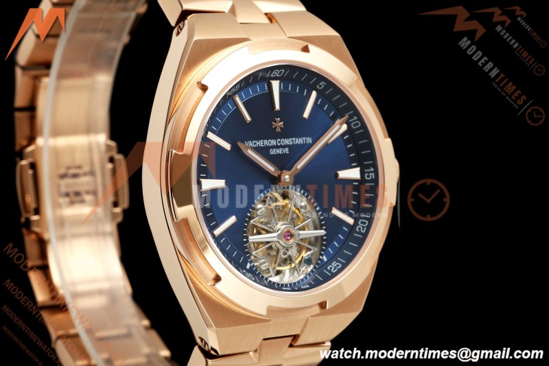 Vacheron Constantin - Overseas 6000V/210R-B733 RG/RG Blue/Stk ANTF Tourb