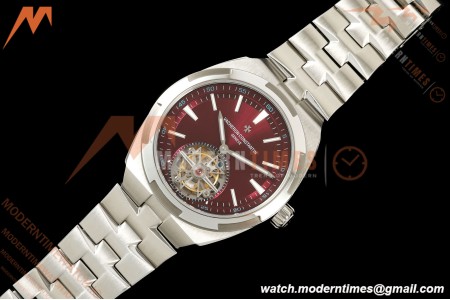 Vacheron Constantin - Overseas 6000V/210T-H179 SS/SS Red/Stk ANTF Tourb