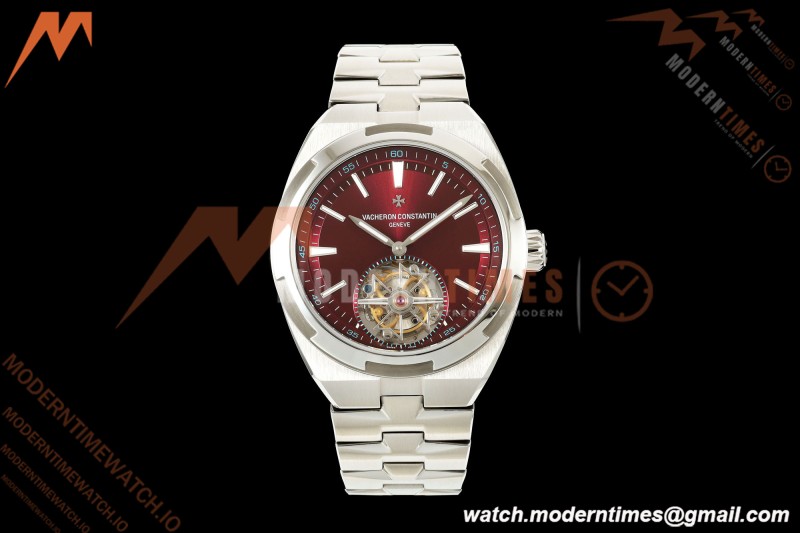 Vacheron Constantin - Overseas 6000V/210T-H179 SS/SS Red/Stk ANTF Tourb