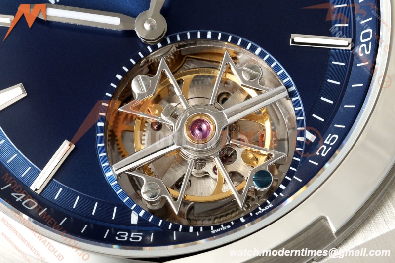 Vacheron Constantin - Overseas 6000V/110A-B544 SS/SS Blue/Stk ANTF Tourb
