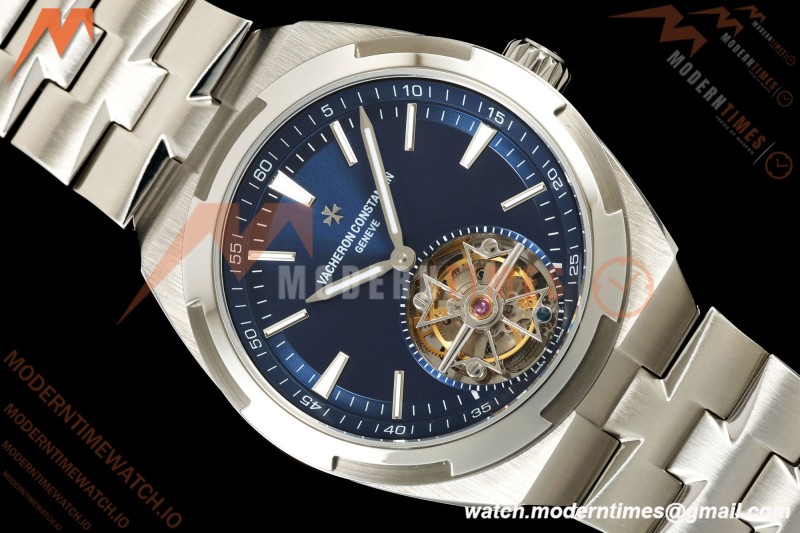 Vacheron Constantin - Overseas 6000V/110A-B544 SS/SS Blue/Stk ANTF Tourb