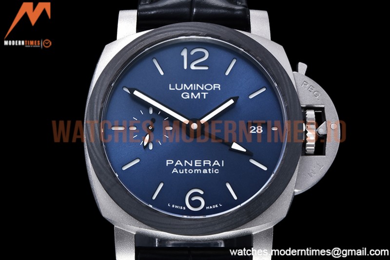 Panerai - PAM1279 Lum. GMT TI/LE Blue VSF P9010