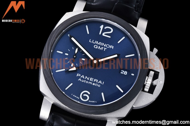 Panerai - PAM1279 Lum. GMT TI/LE Blue VSF P9010