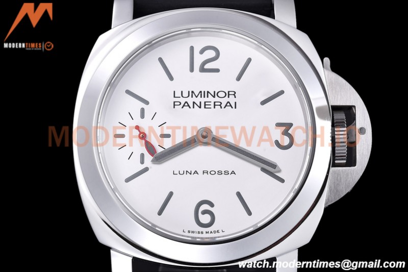 Panerai - Pam1342 Luminor Luna Rosa 44mm SS/RU White HWF A6497