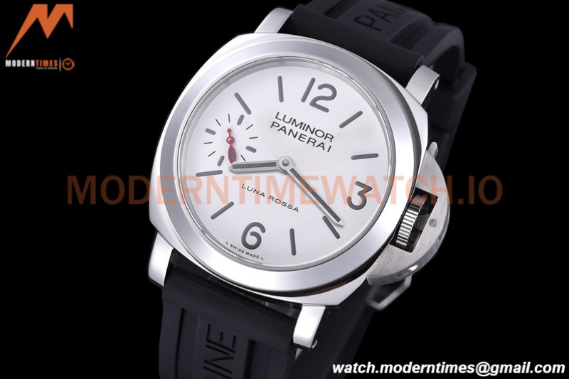 Panerai - Pam1342 Luminor Luna Rosa 44mm SS/RU White HWF A6497