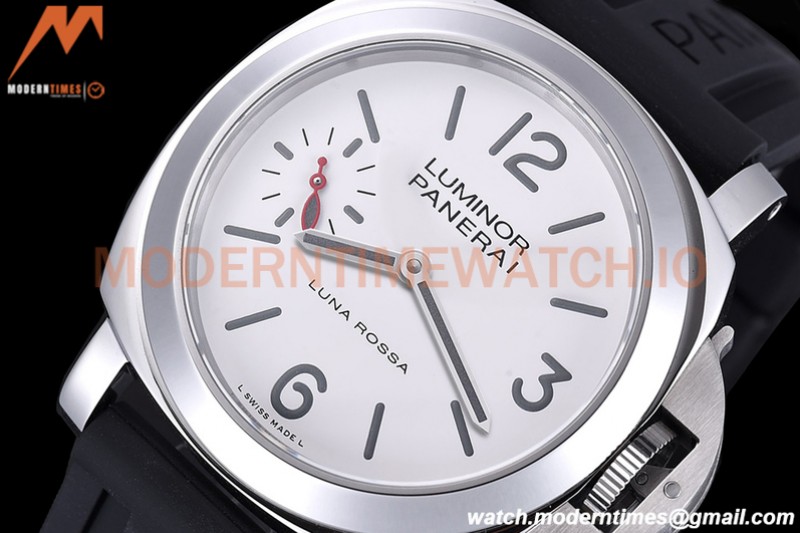 Panerai - Pam1342 Luminor Luna Rosa 44mm SS/RU White HWF A6497