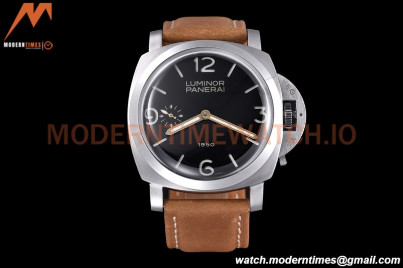 Panerai - Pam127 Luminor 1950 2002 Fiddy 47mm SS/LE Black HWF A6497