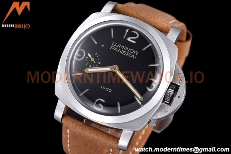 Panerai - Pam127 Luminor 1950 2002 Fiddy 47mm SS/LE Black HWF A6497