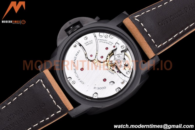 Panerai - Pam375  Luminor 1950 3 Days Composite 47mm PVD/LE Black HWF P3000