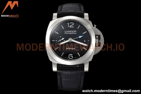Panerai - PAM1365 Luminor Quaranta BiTempo GMT 40mm SS/LE Black VSF P900